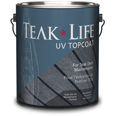 Teak Life UV Top Coat can